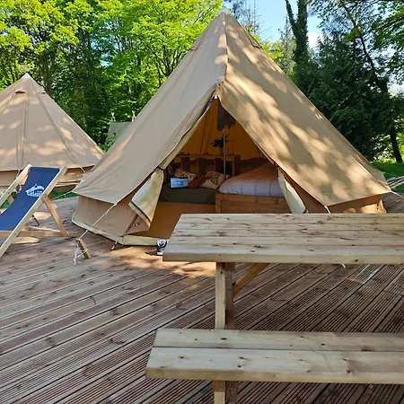 Camping Le Val Aux Fees - Broceliande Concoret Chambre photo